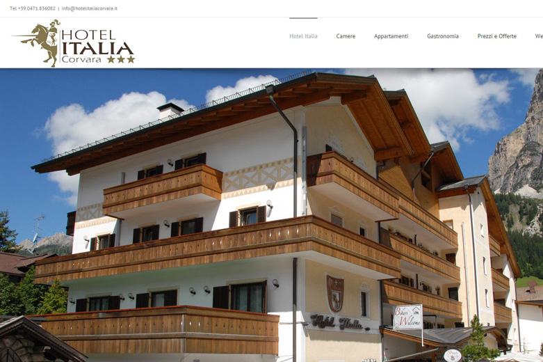 Hotel Italia Corvara Web Site